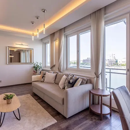 Lägenhet Luxury With A Beautiful View For The Danube River