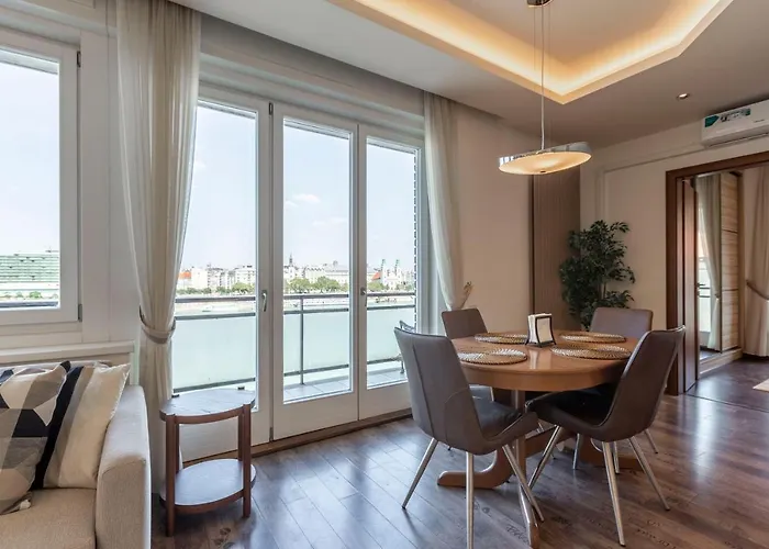 Lägenhet Luxury With A Beautiful View For The Danube River Budapest