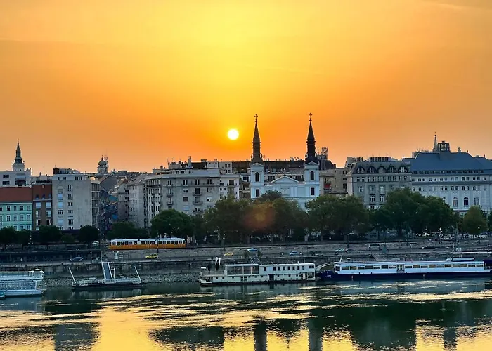 Luxury With A Beautiful View For The Danube River Apartamento