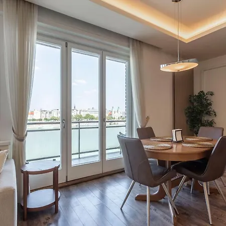 Apartament Luxury With A Beautiful View For The Danube River Budapeszt